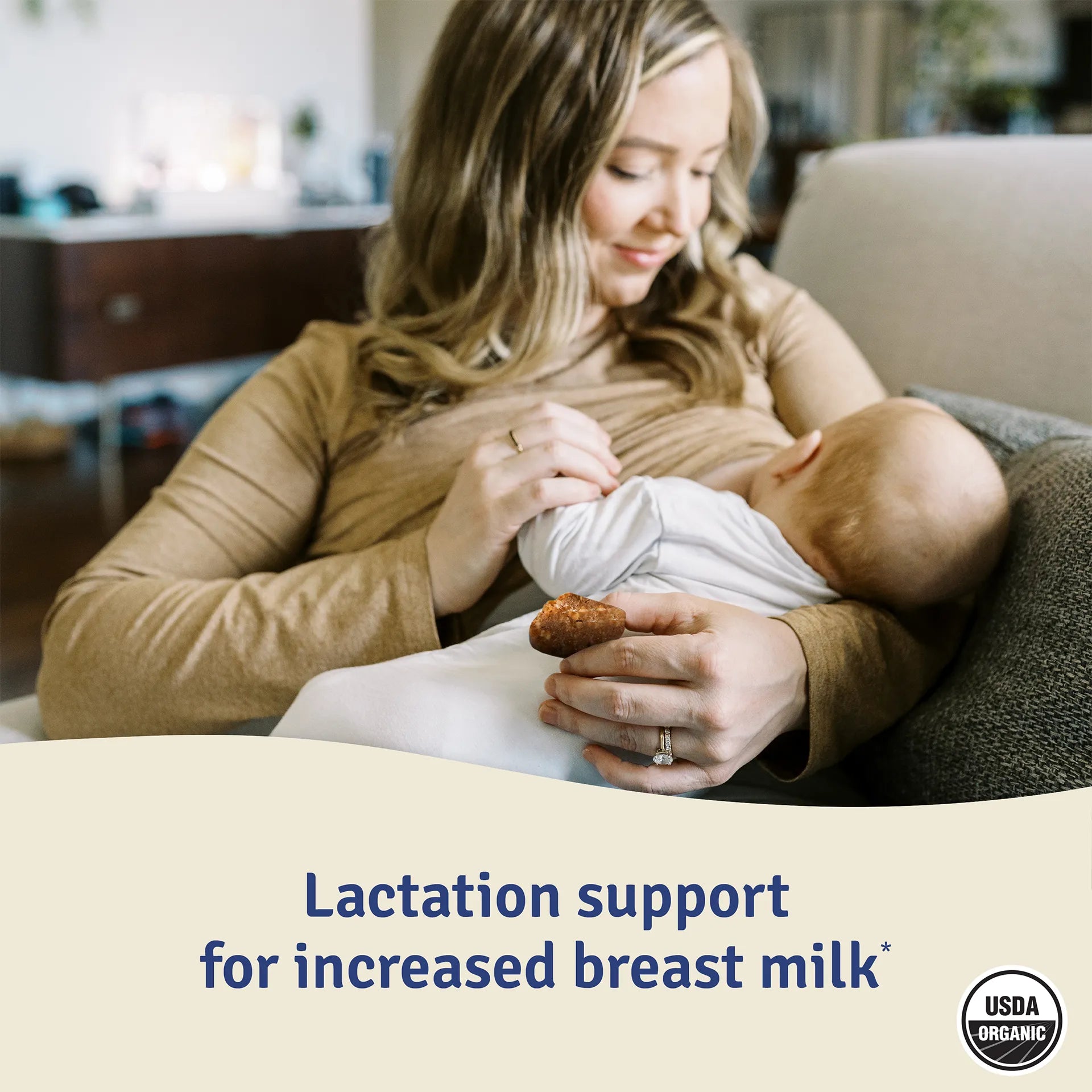 Parent breastfeeding infant