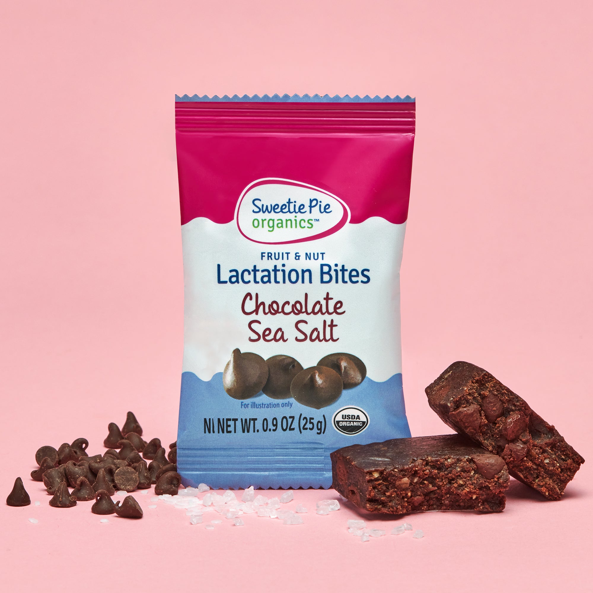 Sweetie Pie Organics™ Lactation Bites – Chocolate Sea Salt