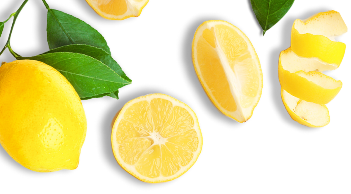 image of fresh lemon and lemon slices