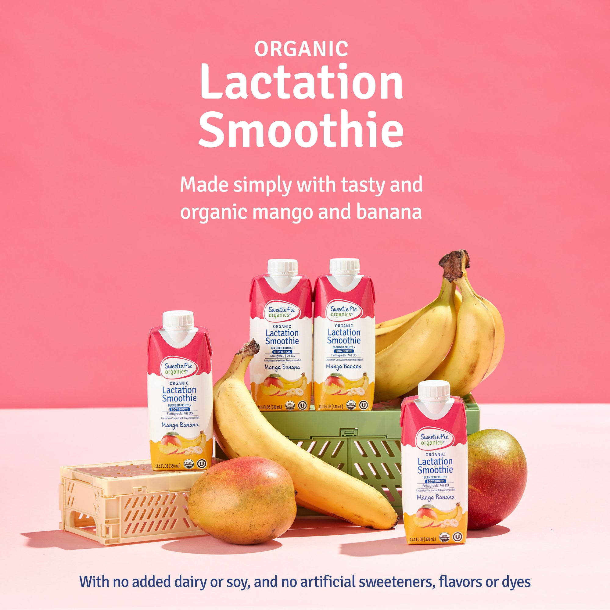 Sweetie Pie Organics® Lactation Smoothie – Mango Banana